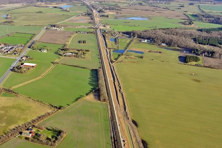 Den nye bane mellem København og Ringsted - Tvilum Landinspektørfirma A/S