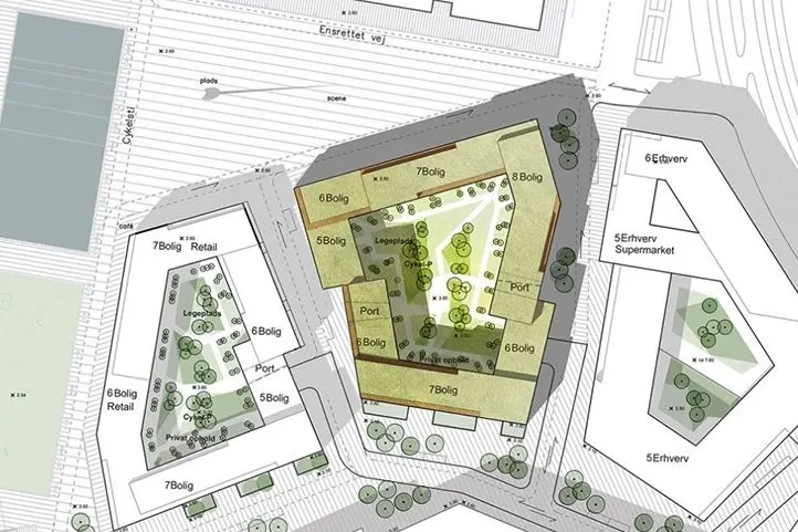 Den Grønne Karré - projektbillede