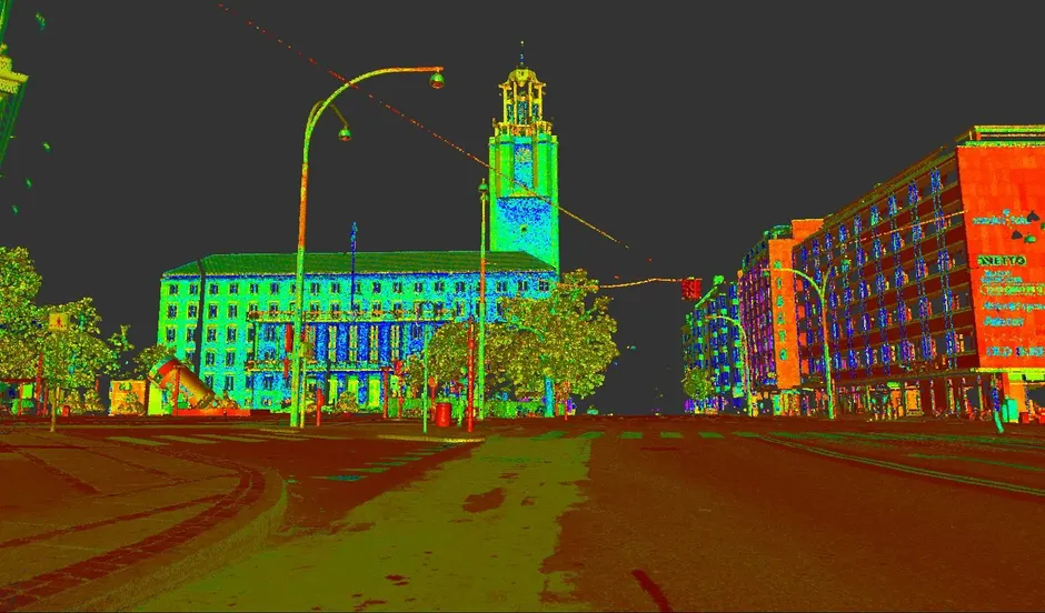 Laserscanning af Gl. Kongevej - projektbillede