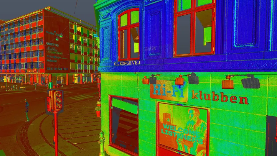 Laserscanning af Gl. Kongevej - projektbillede